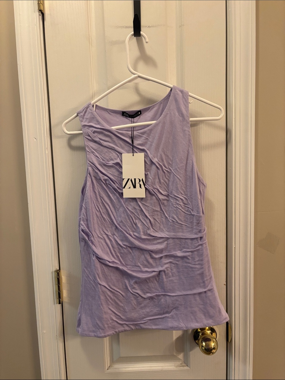 ZARA Lavender Sleeveless Women's Tank Top